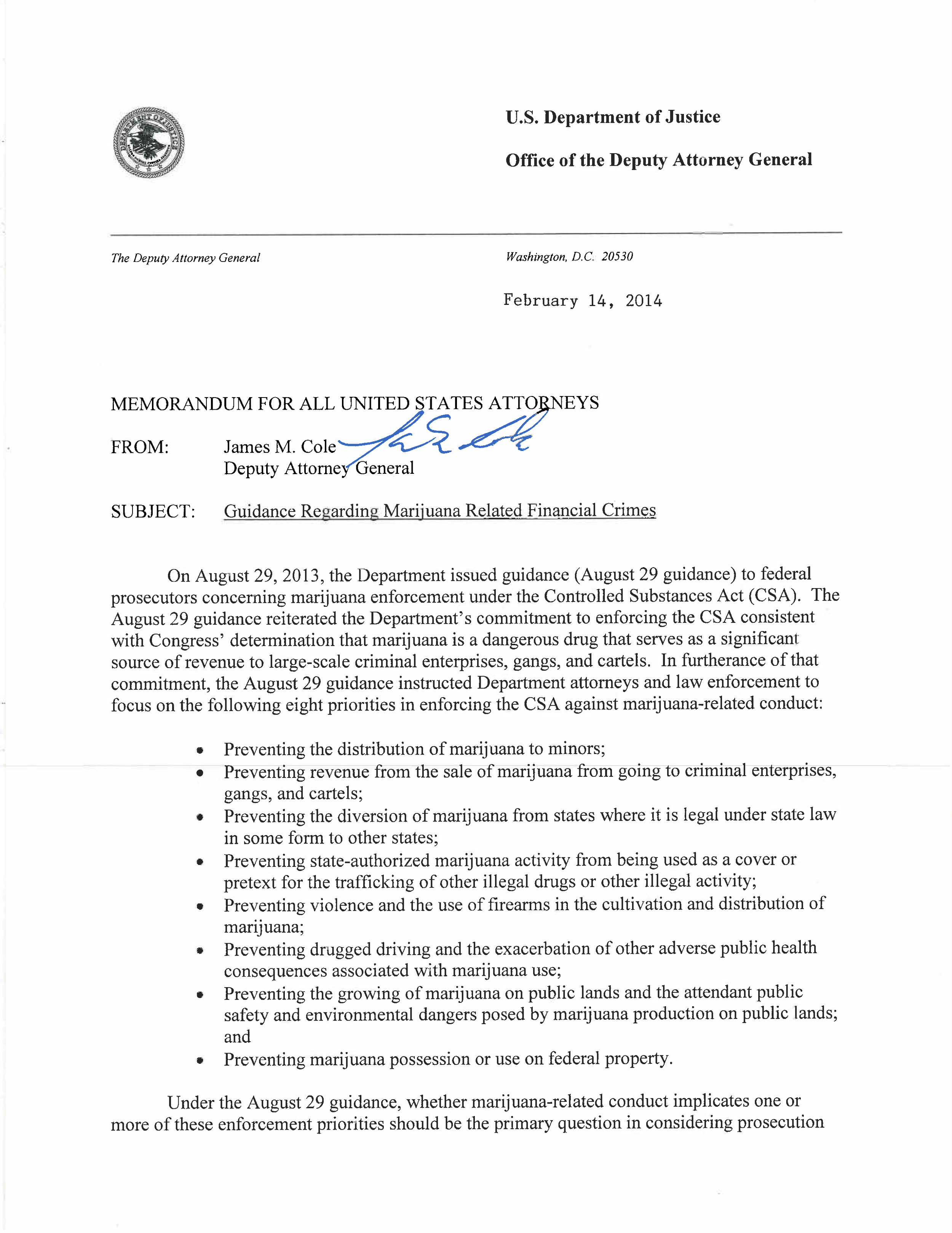 DAG Memo - Guidance Regarding Marijuana Related Financial Crimes 2 14 14 (2)-1.jpg